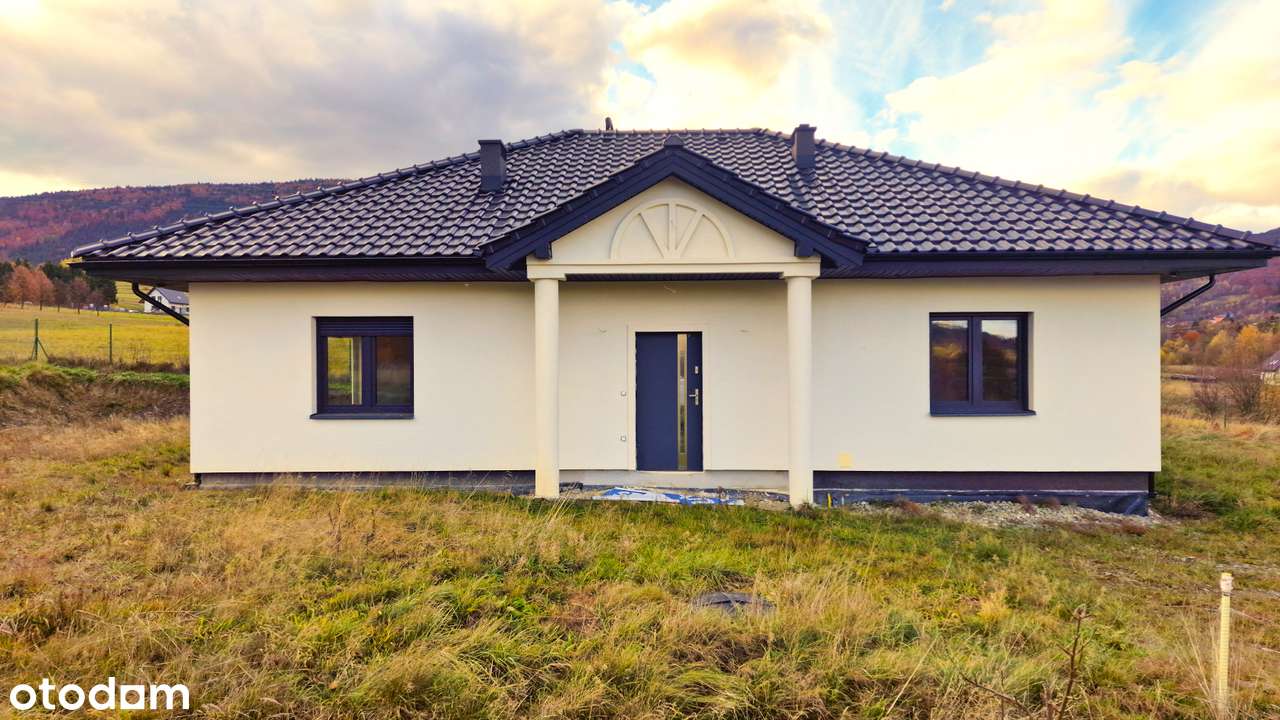 Przestronny dom z widokiem na góry Beskidu Wyspowego-7