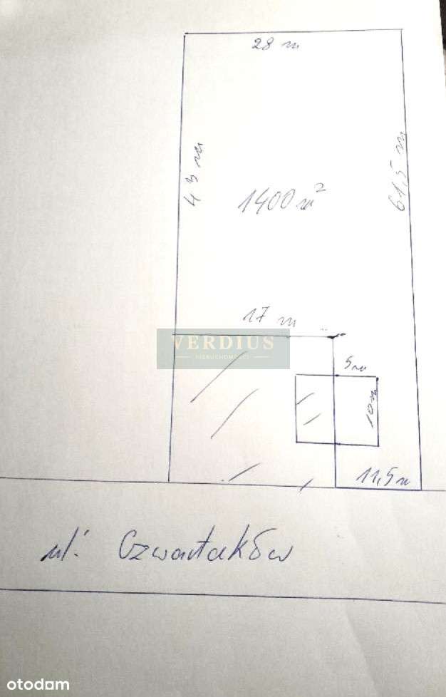 Działka budowlana 1400 m², Pum >1000m2-3