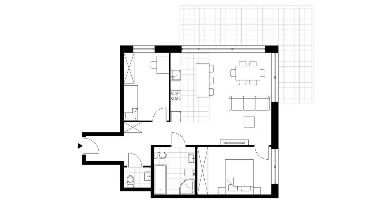 Luksusowe apartmenty z dużym tarasami i ogrodami  - Pełny obrazek: 4/9