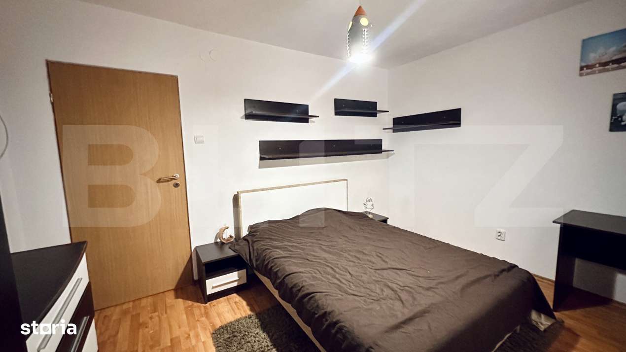 Apartament 2 camere, mobilat si utilat, tip Q, bloc izolat termic - Imagine principală: 5/7