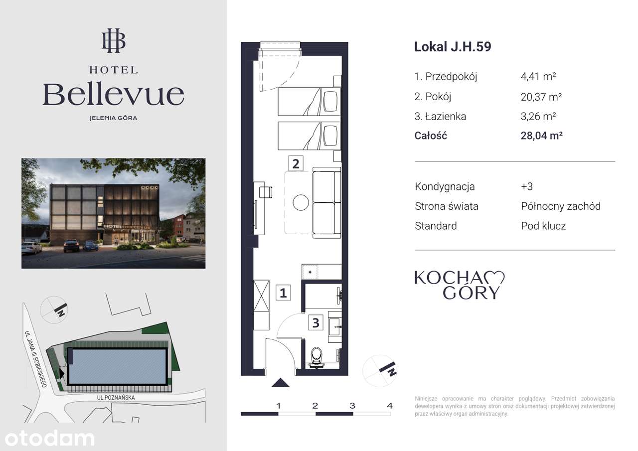 Apartamenty inwestycyjne 8% zwrotu w hotelu 4* Bellevue-1