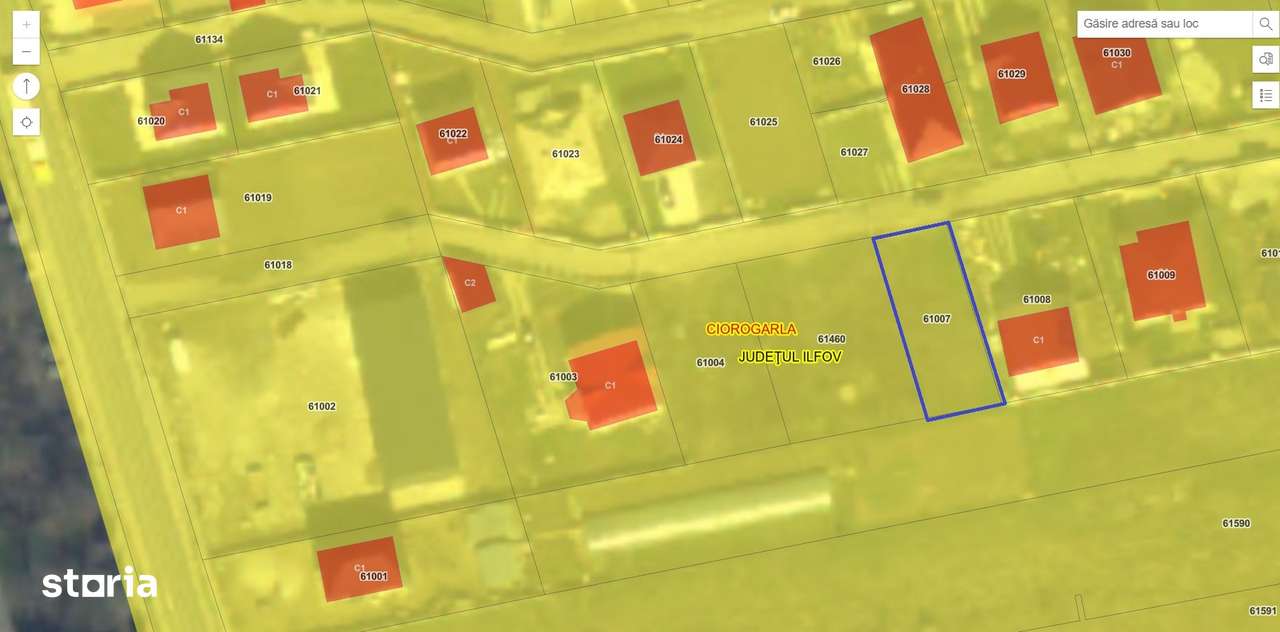 Vanzare teren intravilan Ciorogarla, 350 mp, in apropierea A1 / A0-7