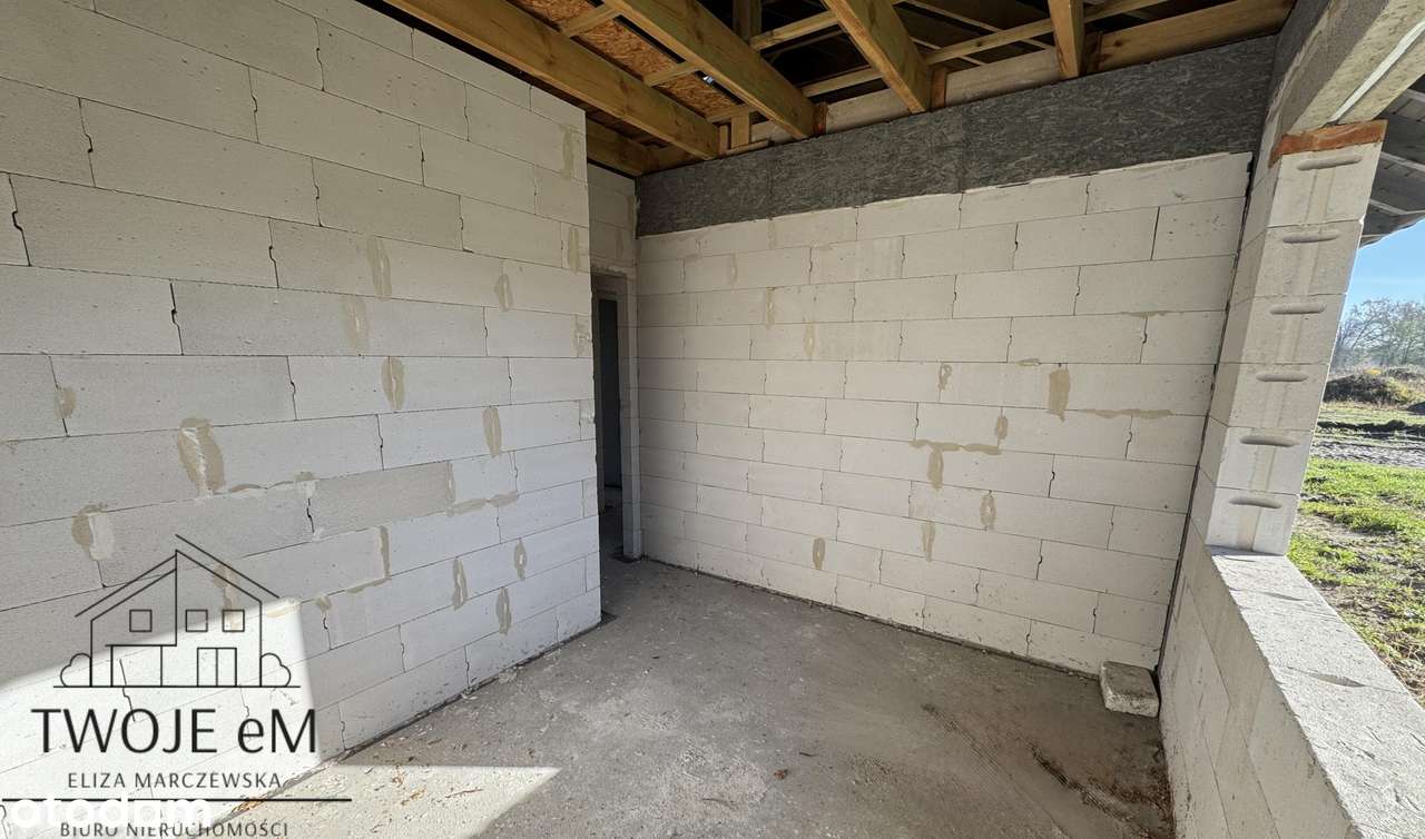 Dom w stanie surowym otwartym-zadaszony-cicha okolica-8