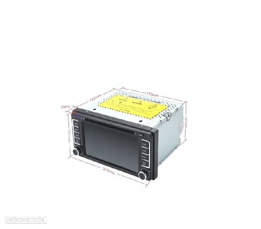 AUTO RÁDIO GPS ANDROID 10 PARA TOYOTA COROLLA RAV4 LAND CRUISER - 4