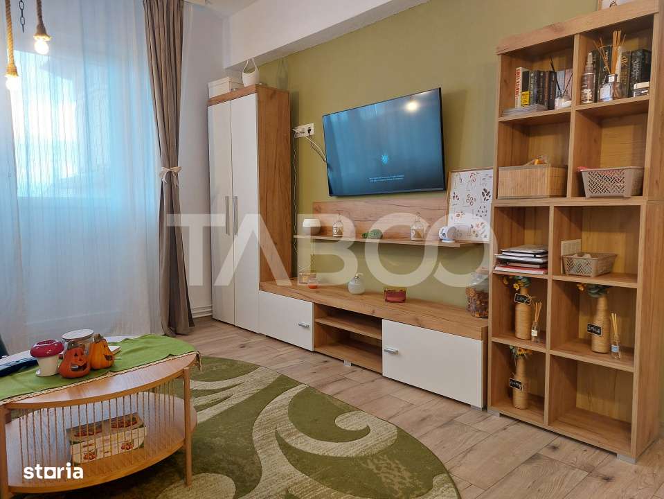Apartament renovat 66 mp 3 camere 2 bai balcon pivnita Cisnadie - Imagine principală: 5/19