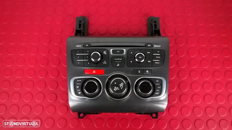 Botões/Teclado do Rádio - 98040782ZD / 28365341 [Citroen C4 II] - 1