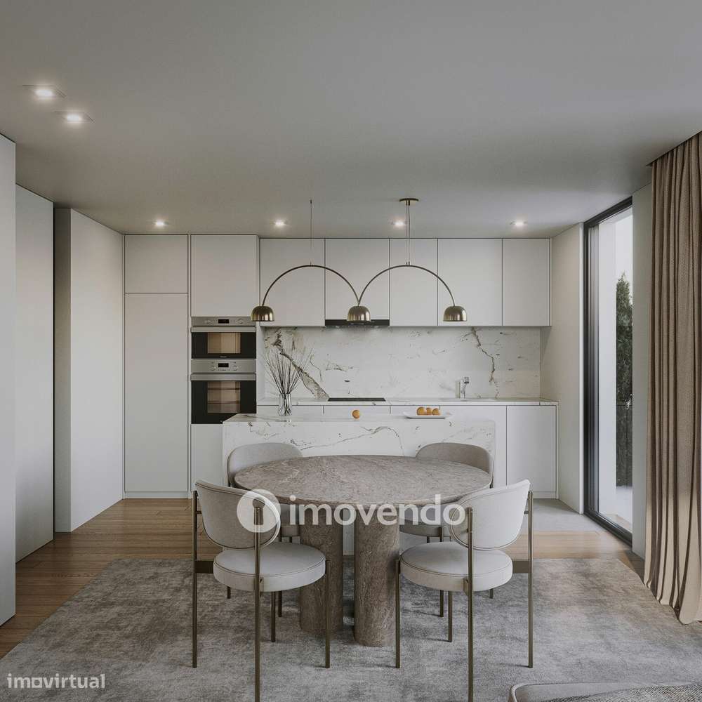 Apartamento T2 novo, com vista Rio, no Empreendimento D'Ouro Mar-3