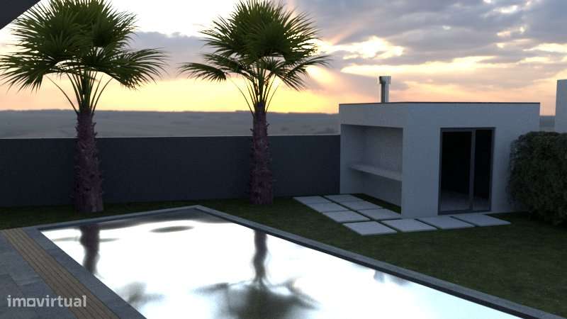 Moradia Térrea T3 com Piscina no centro de Alfena-12