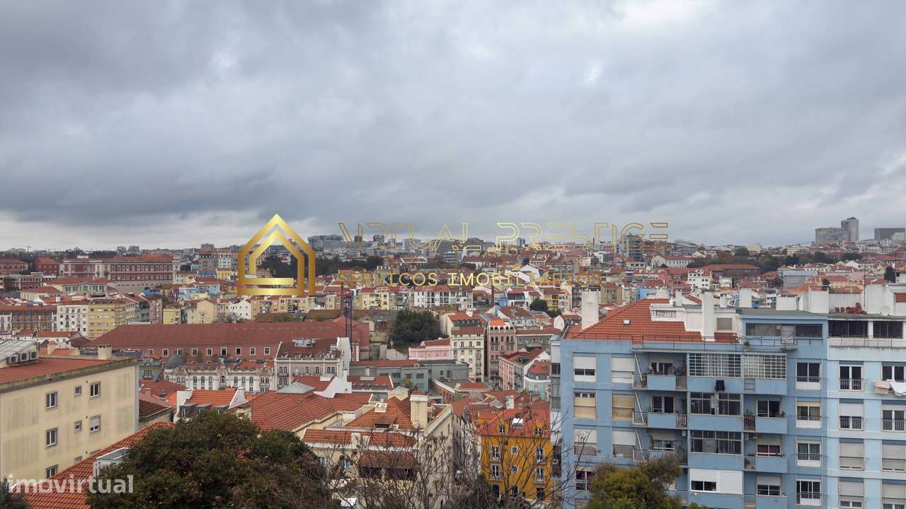 Apartamento T5 de origem com vista sobre Lisboa | Graça/Arroios - Grande imagem: 5/6