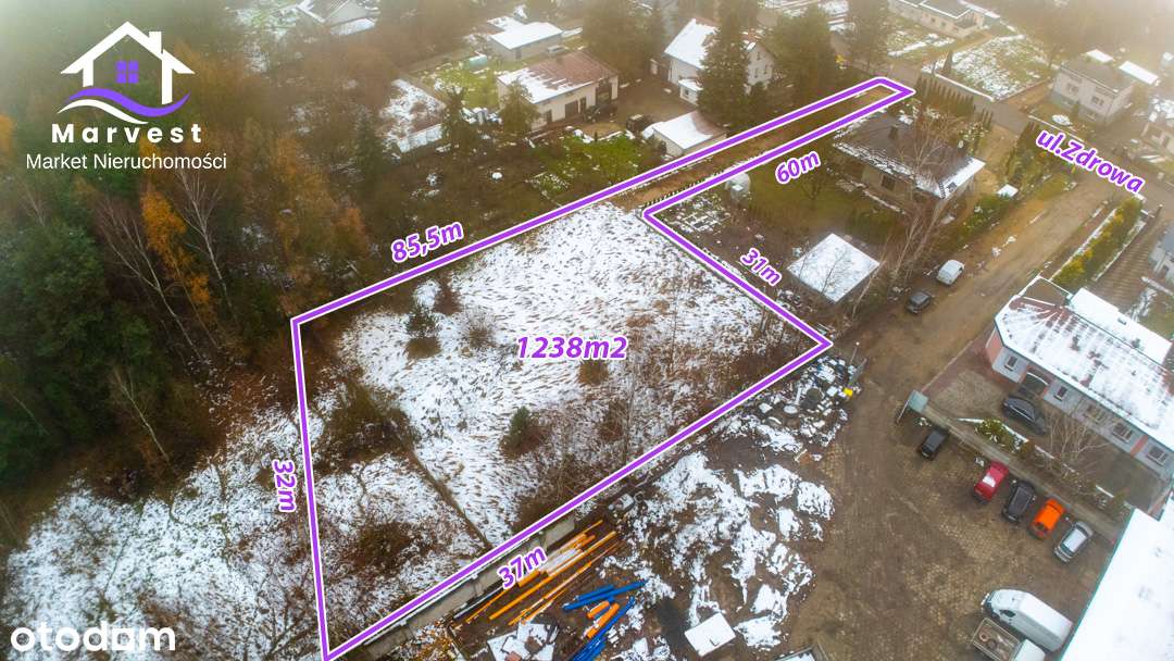 Dzbów | Działka z pozwoleniem na budowę | Media-2