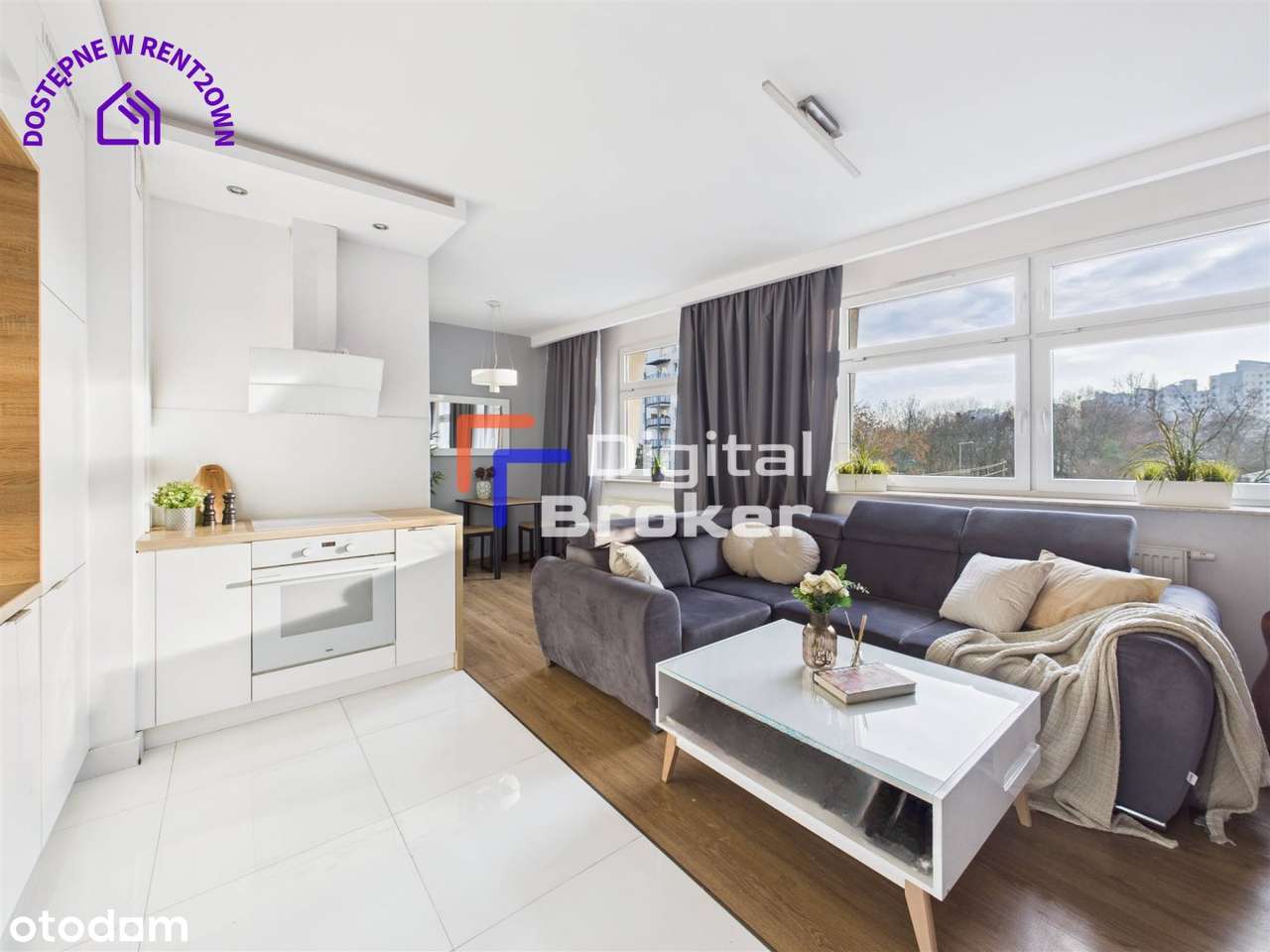 ⭐ Mieszkanie przy Metrze ⭐ Widok na park ⭐ - Pełny obrazek: 1/13