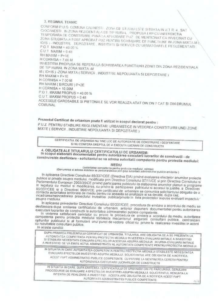 Vând 8760 mp teren intavilan pe raza com. Călineşti, jud. Argeş. - Imagine principală: 5/6