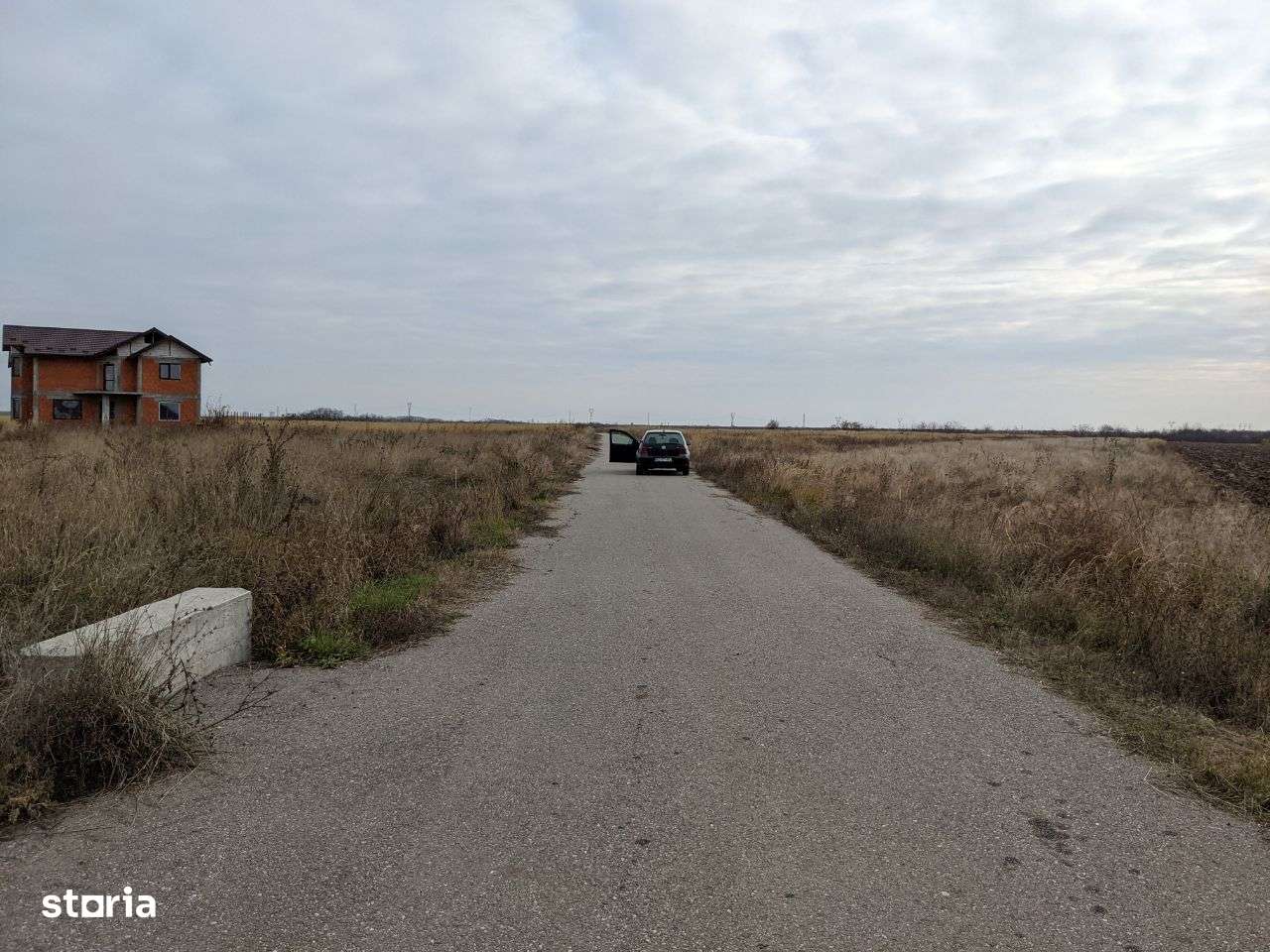Teren 1000 mp deschidere 40 ml la asfalt ,Albota Morlovani zona vile,-2
