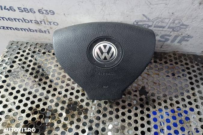 Airbag volan / sofer Volkswagen VW Tiguan 1 5N  [din 2007 pana  2011] seria Crossover 2.0 TDI 4Moti - 2