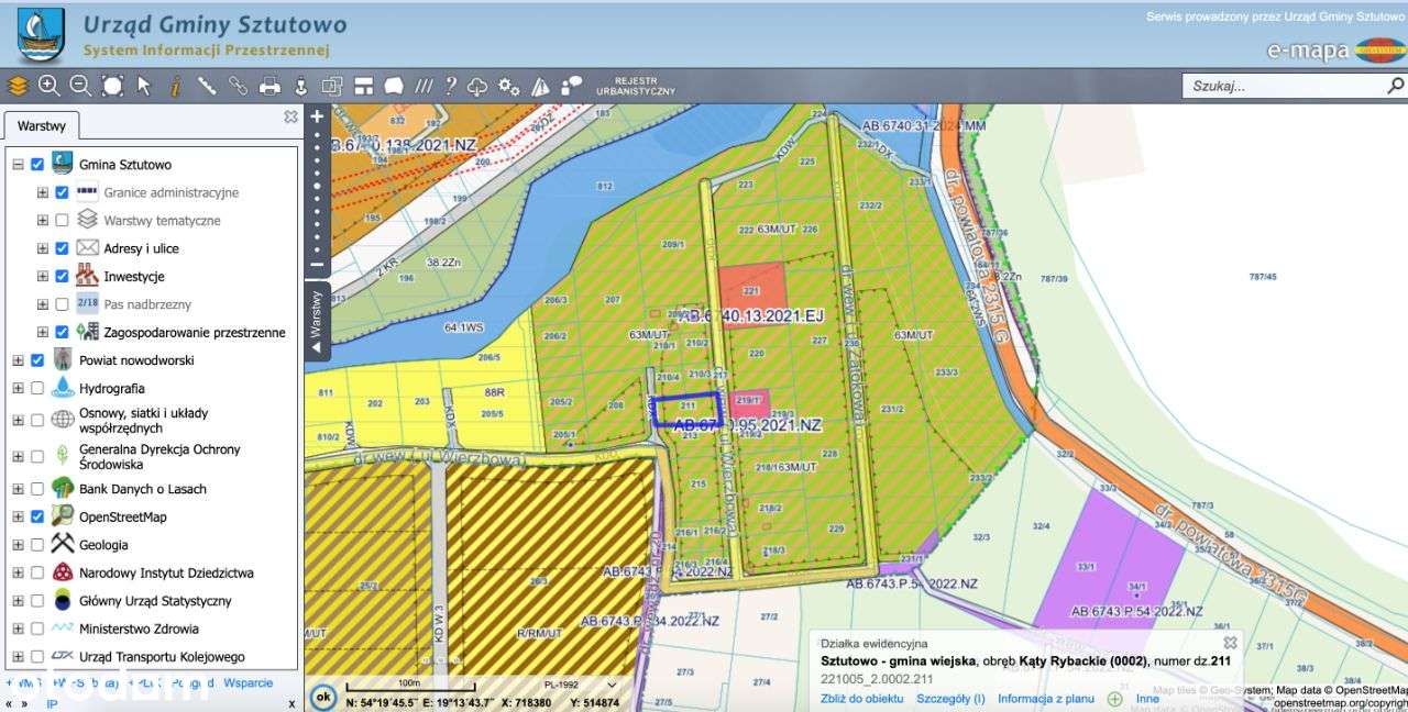 Na sprzedaż działka budowlana, Kąty Rybackie (Mierzeja Wiślana) - Pełny obrazek: 3/3