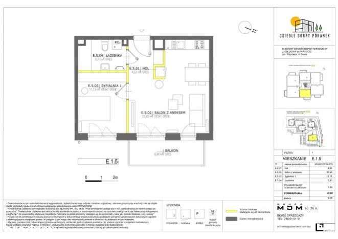 Dobry Poranek | mieszkanie 2-pok. | E.1.5 - Pełny obrazek: 3/16