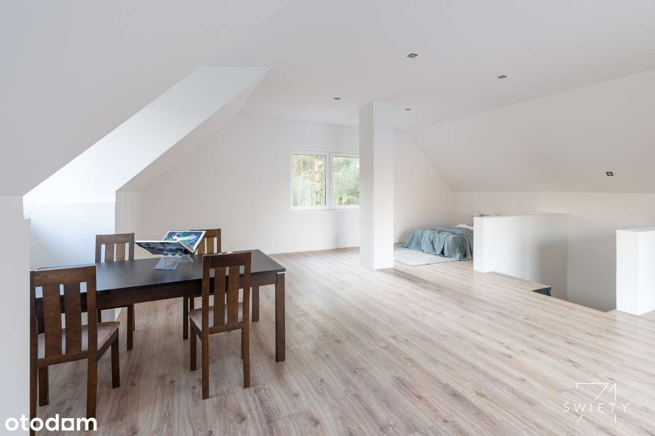 Dom w sercu lasu z widokiem na jezioro-14