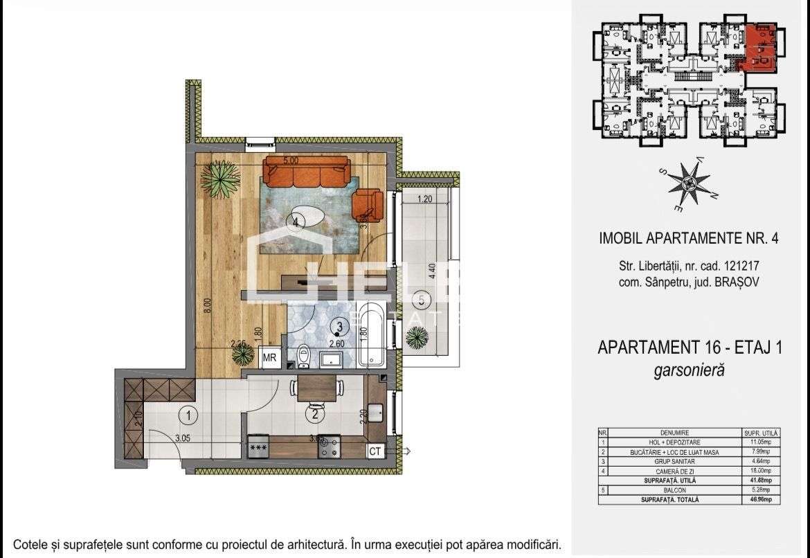 COMISION 0% / 2 Camere / Credit / Sânpetru-8