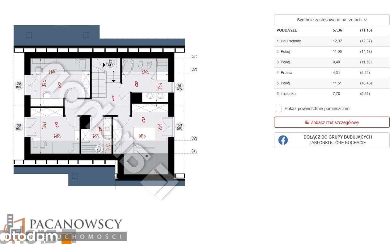 Dom, 124,54 m², Pielgrzymowice - Pełny obrazek: 4/4