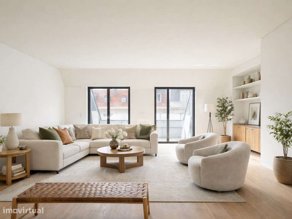 Penthouse T3 com varanda ampla e garagem privada, em Lisboa - Grande imagem: 2/44