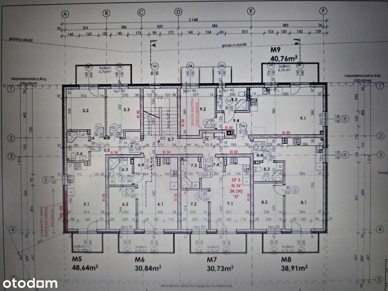 NOWE mieszkanie 3 pokoje, ul. Wiatraki, 2 balkony, garaż podziemny, Ip-12