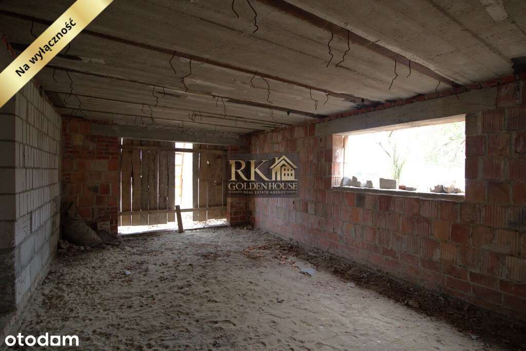 Atrakcyjna cena- dom do własnej adaptacji-woda,prąd,gaz,kanalizacja-10