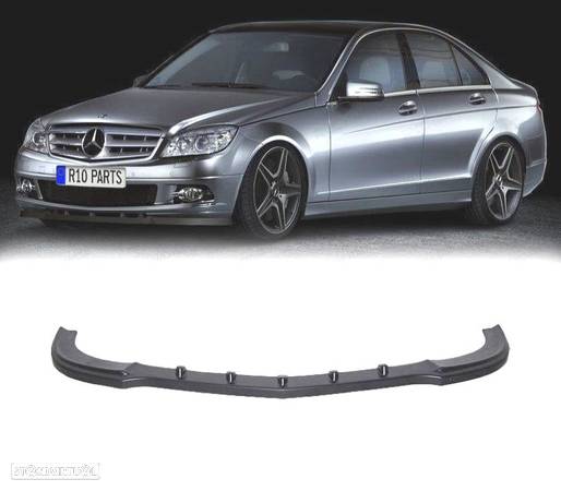 SPOILER LIP FRONTAL PARA MERCEDES W204 07-10 LOOK C63 AMG - 1