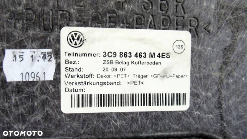 VW PASSAT B7 KOMBI PODŁOGA WYKŁADZINA BAGAŻNIKA 3C9863463M - 4