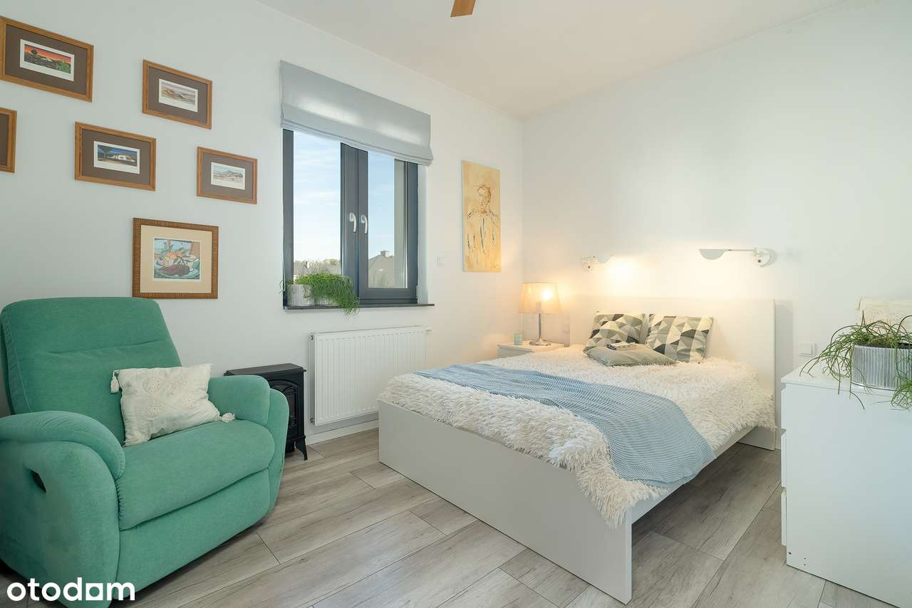 Przestronny bliźniak z prywatną furtką do lasu.-6