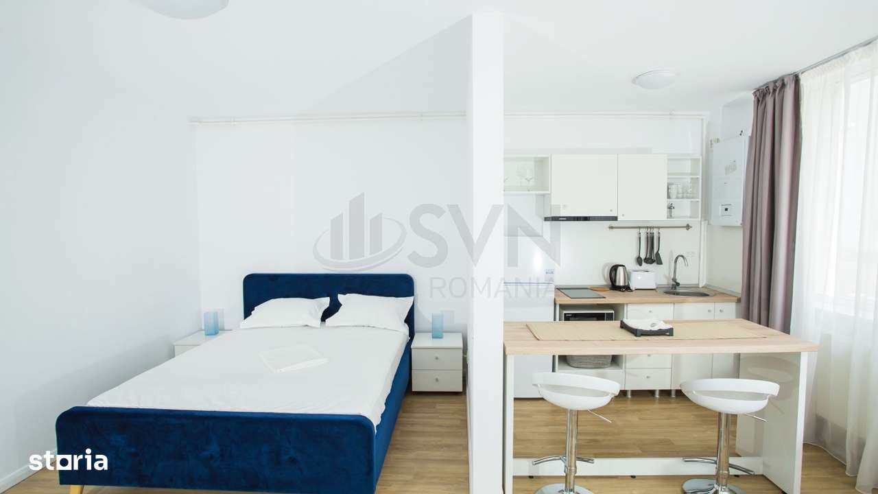 Studio mobilat - loc de parcare inclus - Aviatie - Dimitrie Pompeiu - Imagine principală: 5/10