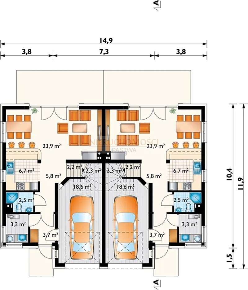 Dom w zabudowie bliźniaczej przy ul. Korczaka! - Pełny obrazek: 3/15