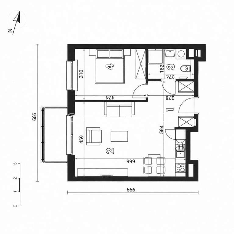 Apartament z balkonem na Bażantowie | Moderna 5-18
