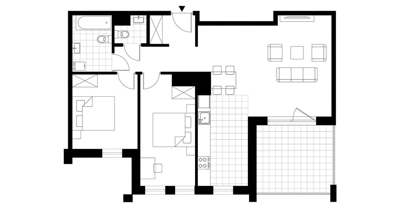 Bulvar Apartments | mieszkanie 3-pok. | G.8.64 - Pełny obrazek: 4/9