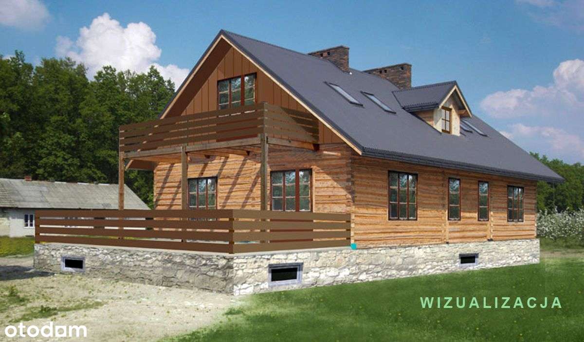 Dom z bala 280 m na 3 ha blisko Wisły - Pełny obrazek: 4/10