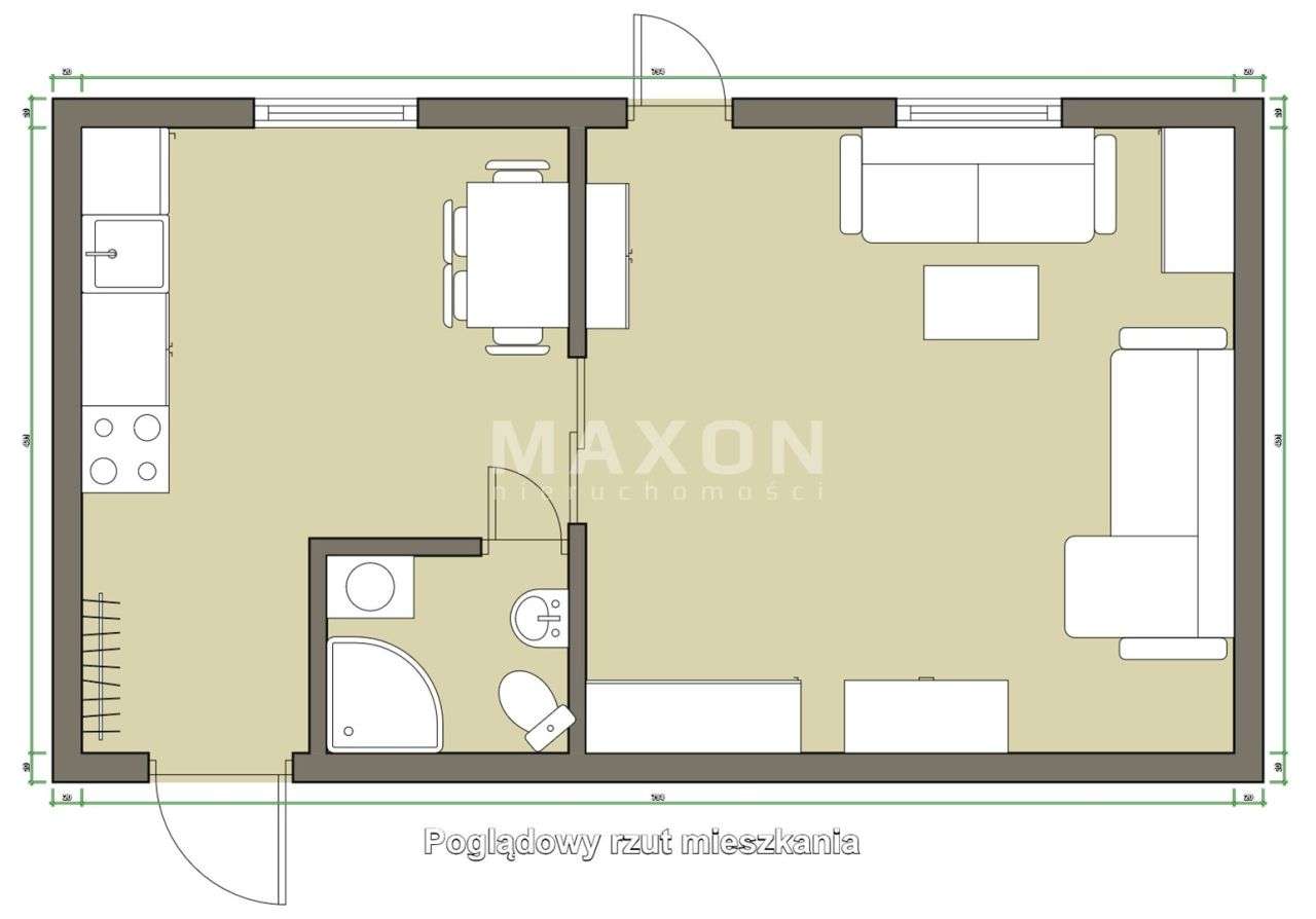 Kawalerka | 34,1 mkw | Po remoncie I Balkon - Pełny obrazek: 5/19