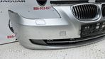 BMW 5 E60 LIFT 2007-2010 Kompletny zderzak przedni Zderzak przód pod XENON kolor srebrny Titansilber - 4
