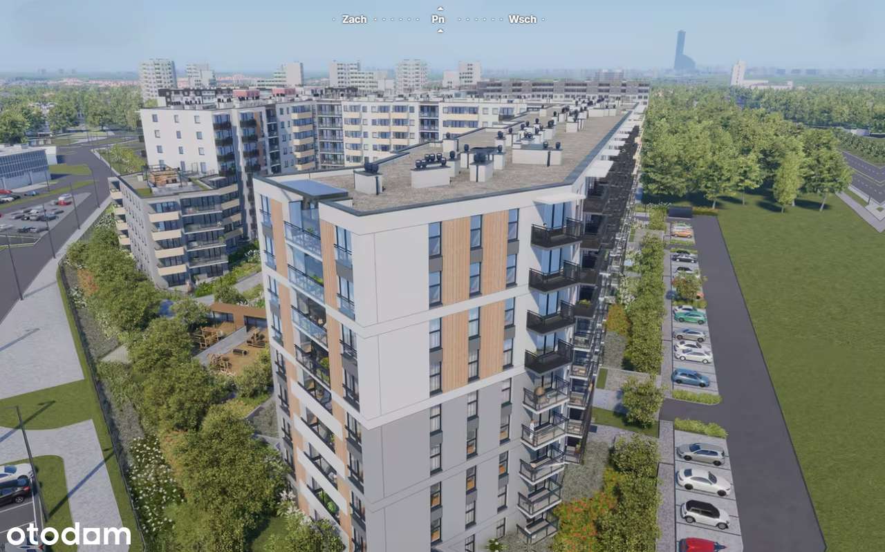 Wrocław KRZYKI: 2 POKOJE, 39 M², duży BALKON-13