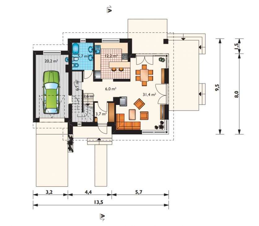 1208-SB ** NOWY luksusowo wykończony dom w RYBNIKU-14