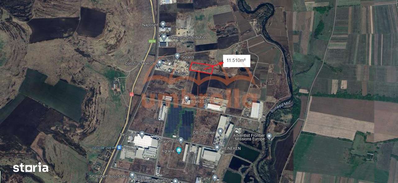 Teren de vanzare Rascruci - Bontida. Intravilan 11.510m² - Imagine principală: 2/3