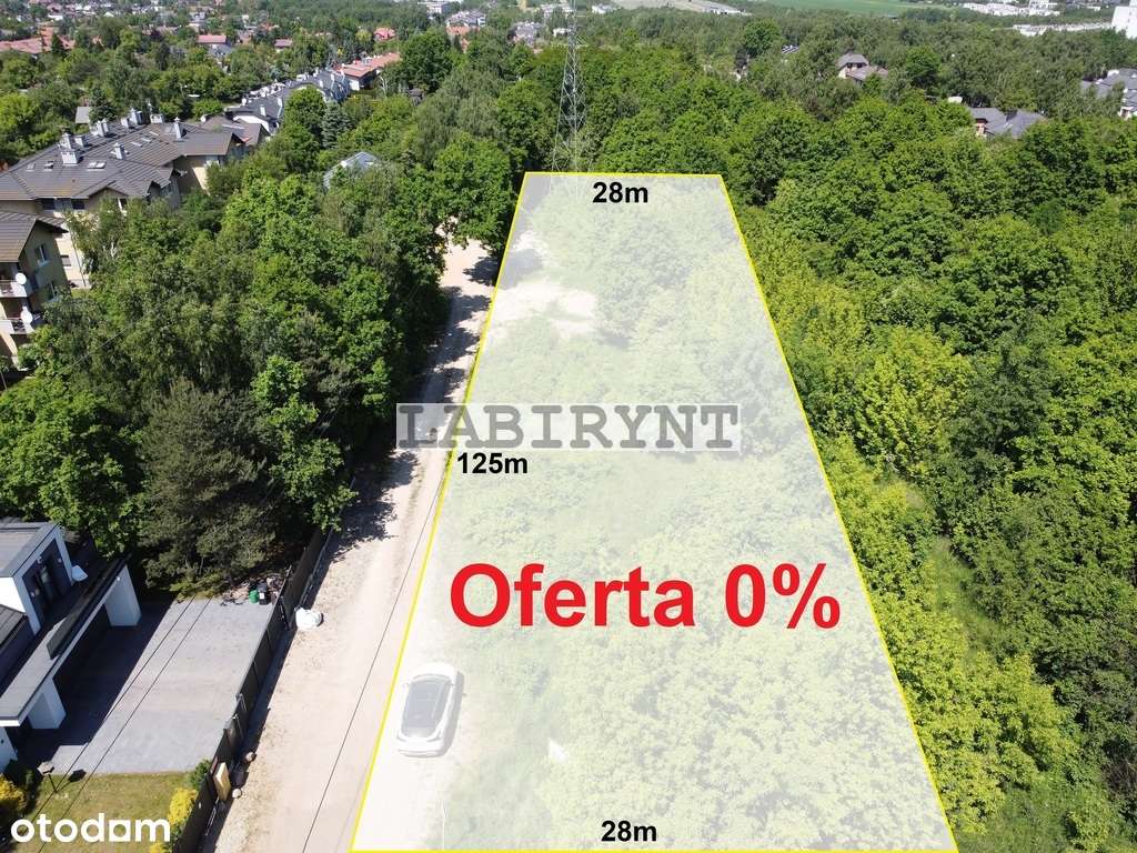 Parkitka, Krynicka, 3578m2, szerokość 28m lub 39m-0