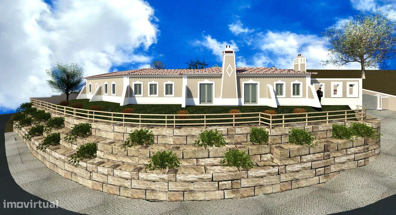 Moradia estilo rústico com piscina e garagem - a 10 min de C da Rainha-3