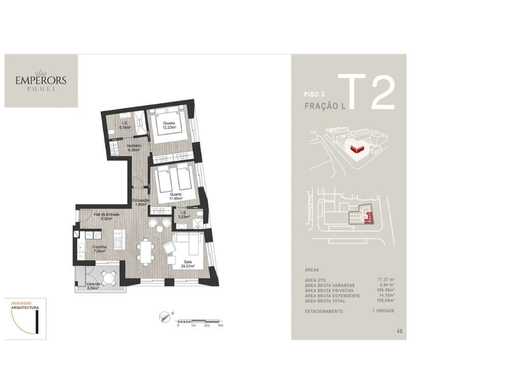 T2 Emperors Palace I 3.º L - Grande imagem: 2/38