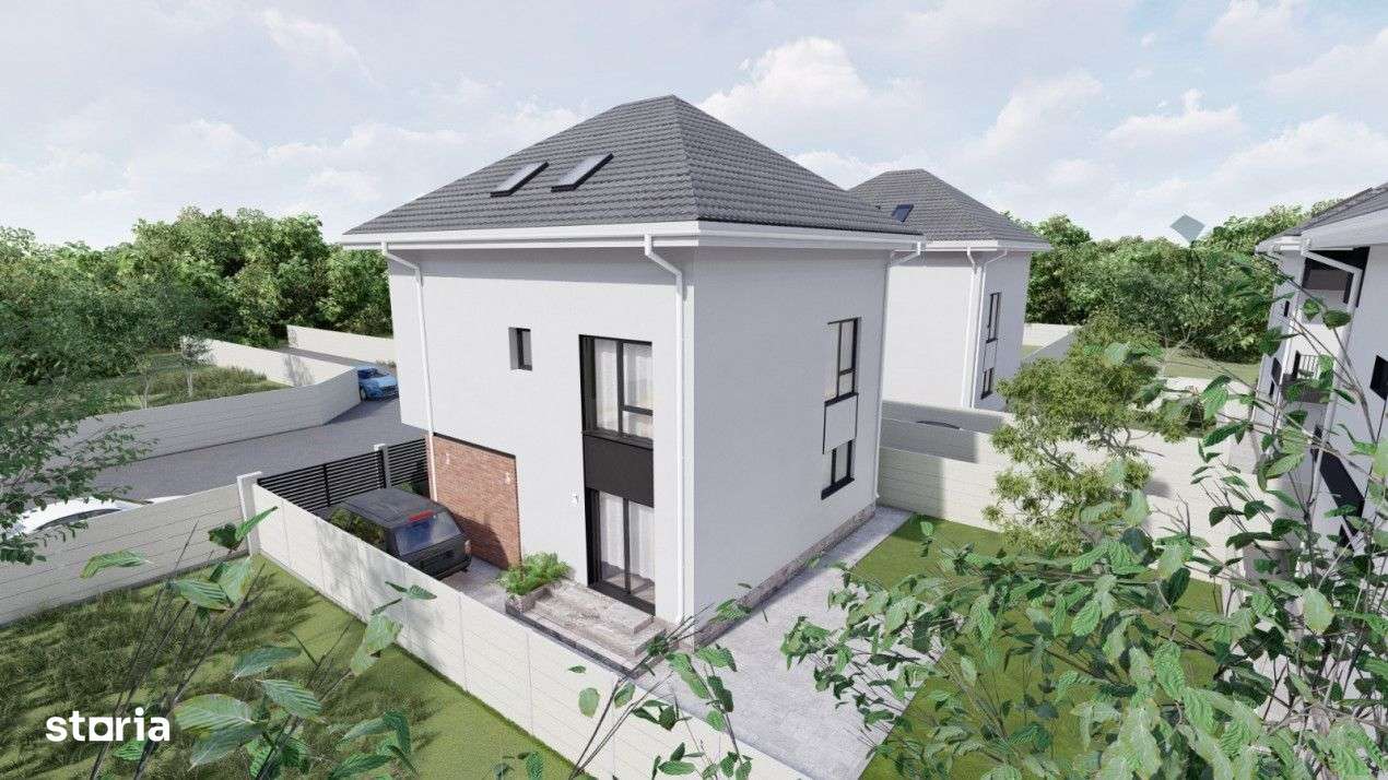 Vanzare Casa/Vila P+1+M Bragadiru-Celofibrei Ansamblu id nr 40 - Imagine principală: 5/10