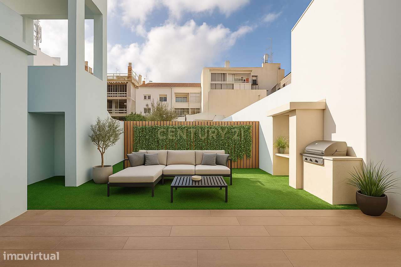 Apartamento T1 | Renovado | Logradouro | São Bartolomeu de Messines - Grande imagem: 4/17