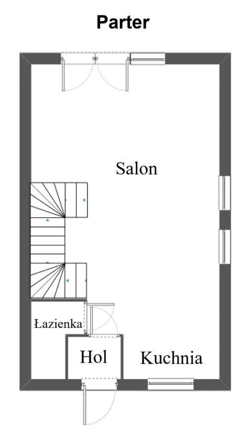 Komfortowy dom bliźniak z ogrodem - Tokary-16