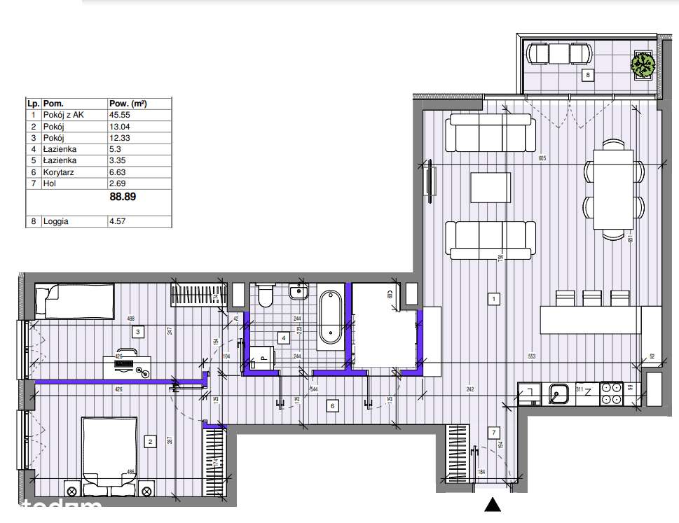 Przestronne mieszkanie w nowoczesnym Apartamentowcu na Bielanach!-19