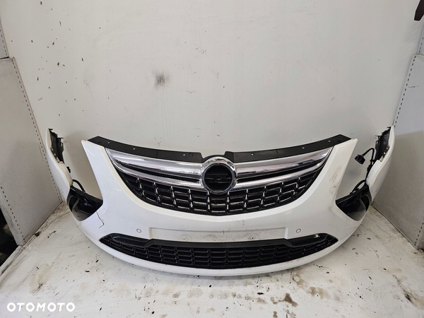 OPEL ZAFIRA C ZDERZAK PRZOD PRZEDNI Z40R 4 PDC HALOGENY - 1