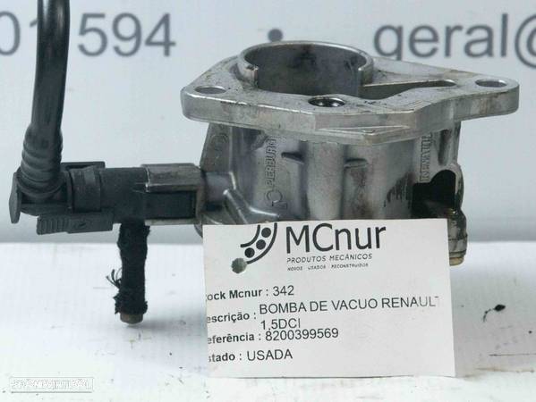 BOMBA DE VACUO Usado RENAULT/GRAND SCNIC II (JM0/1_)/1.5 dCi | 06.06 - 11.08 REF... - 1