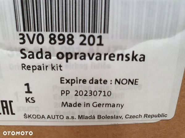 Superb 3 III 3V 2015-2022 poduszka powietrzna lewa kierowcy air bag - 6