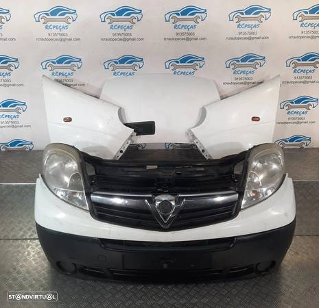 FRENTE COMPLETA OPEL VIVARO A FACELIFT CAPOT PARACHOQUES GUARDA-LAMAS OTICAS RADIADOR VENTILADOR FRENTE FIBRA REFORÇO - 3